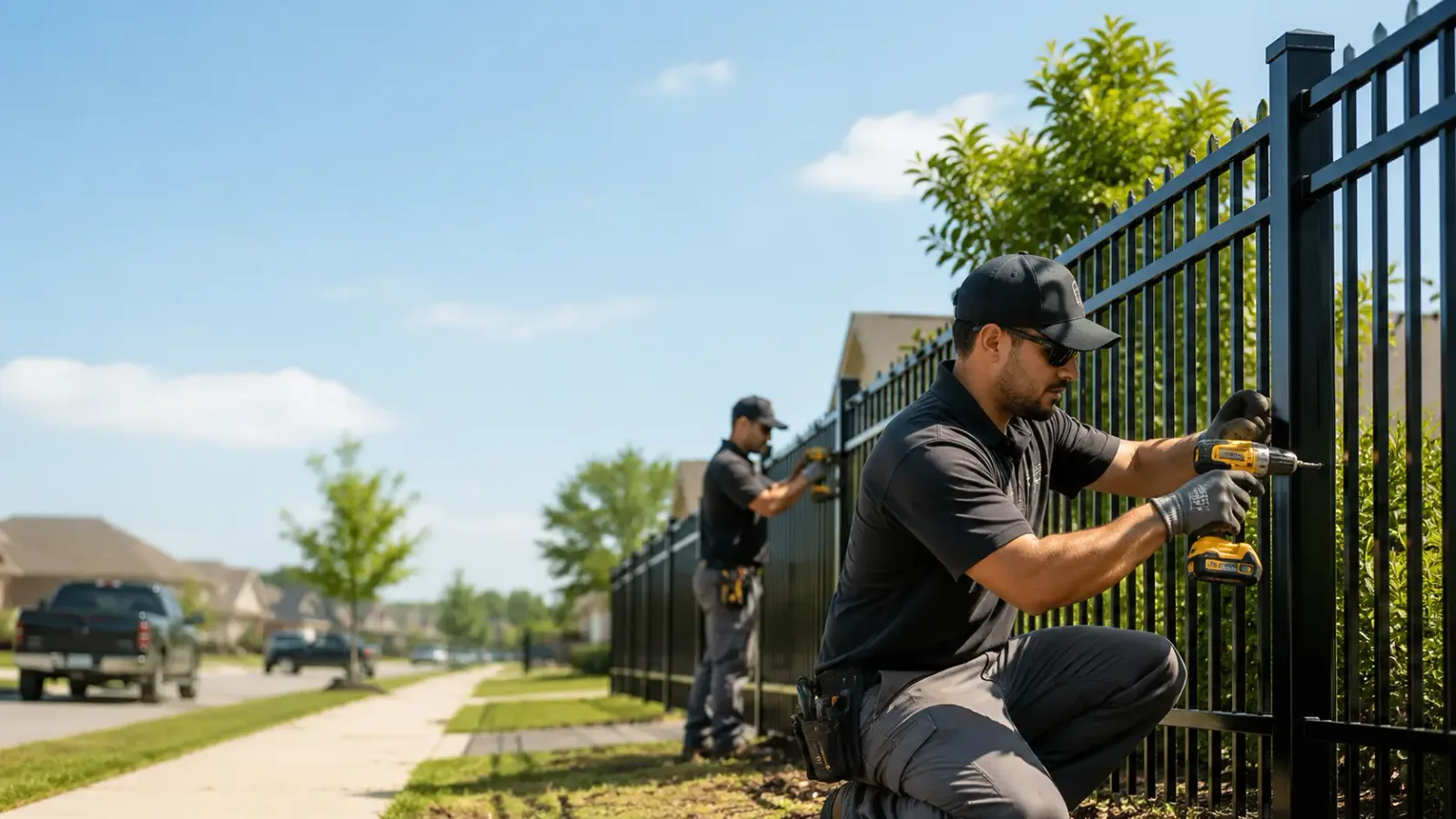 Metal Fence Installation in Clarksburg, MD